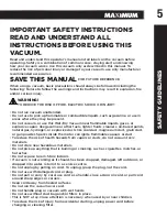 Preview for 5 page of Maximum 054-0338-0 Instruction Manual