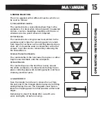 Preview for 15 page of Maximum 054-0403-4 Instruction Manual