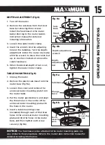 Предварительный просмотр 15 страницы Maximum 054-2433-0 Instruction Manual