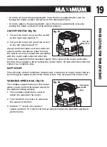 Предварительный просмотр 19 страницы Maximum 054-2433-0 Instruction Manual