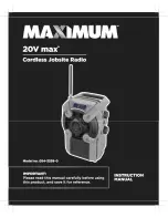 Maximum 054-3259-0 Instruction Manual preview