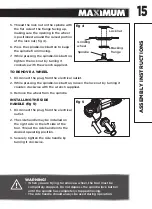 Предварительный просмотр 15 страницы Maximum 054-4297-2 Instruction Manual