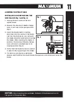 Предварительный просмотр 11 страницы Maximum 054-7287-8 Instruction Manual