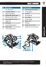 Preview for 11 page of Maximum 054-8364-8 Instruction Manual