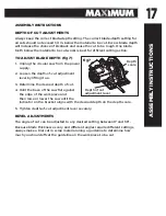 Preview for 17 page of Maximum 054-8382-4 Instruction Manual