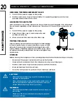 Предварительный просмотр 20 страницы Maximum 058-9317-8 Instruction Manual