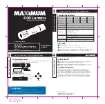 Maximum 065-3111-4 Instruction Manual preview