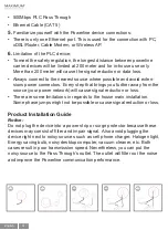 Preview for 4 page of Maximum 21030 User Manual