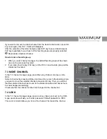 Preview for 25 page of Maximum 7855 User Manual