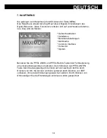 Preview for 21 page of Maximum C-505 User Manual