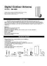 Preview for 2 page of Maximum DA-6000 Manual