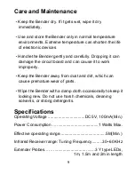 Preview for 10 page of Maximum IRB-100 Owner'S Manual