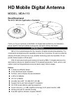 Preview for 3 page of Maximum MDA-110 User Manual