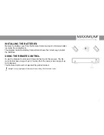 Preview for 7 page of Maximum T-102 FTA User Manual