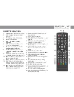 Предварительный просмотр 7 страницы Maximum T-105 FTA PVR User Manual