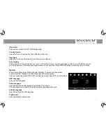 Preview for 15 page of Maximum XO-110T User Manual