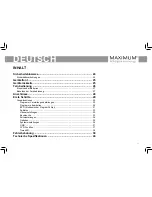 Preview for 23 page of Maximum XO-110T User Manual