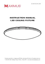 Maximus M-22PL-840-R14-WFL Instruction Manual preview
