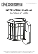 Maximus SPL06-07A1N4-ORB-K1 Instruction Manual предпросмотр