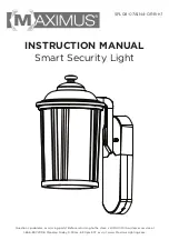 Предварительный просмотр 1 страницы Maximus SPL08-07A1N4-ORB-K1 Instruction Manual