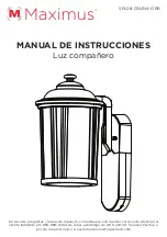 Preview for 11 page of Maximus SPL08-07A1N4-ORB Instruction Manual