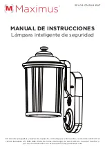 Предварительный просмотр 11 страницы Maximus SPL08-07A1W4-BKT Instruction Manual