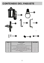 Предварительный просмотр 12 страницы Maximus SPL08-07A1W4-BKT Instruction Manual