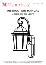 Maximus SPL11-07A1N4-BKT Instruction Manual preview