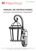 Предварительный просмотр 11 страницы Maximus SPL11-07A1W4-BKT Instruction Manual