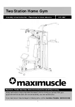 maximuscle 335 / 8687 Assembly & User'S Instruction preview