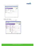 Предварительный просмотр 18 страницы Maxis TG799vn User Manual