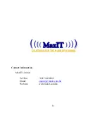 Предварительный просмотр 12 страницы MaxIT Classic User Manual