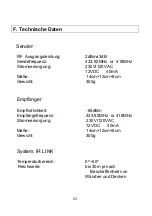 Preview for 53 page of Maxital IRLINK Instructions Manual