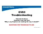 Preview for 38 page of Maxitrol Mertik GV60 Advanced Troubleshooting