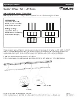 Предварительный просмотр 2 страницы MaxLite 105687 Operating Instructions Manual