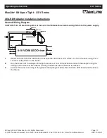 Предварительный просмотр 11 страницы MaxLite 105687 Operating Instructions Manual