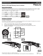 Preview for 2 page of MaxLite 108249 Operating Instructions Manual