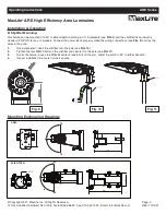 Preview for 4 page of MaxLite 108249 Operating Instructions Manual