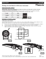 Предварительный просмотр 7 страницы MaxLite 108249 Operating Instructions Manual