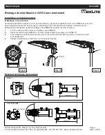 Preview for 9 page of MaxLite 108249 Operating Instructions Manual