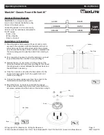 Предварительный просмотр 2 страницы MaxLite BL-CLR Series Operating Instructions