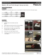 Preview for 2 page of MaxLite CPL Series Operating Instructions Manual