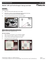 Предварительный просмотр 3 страницы MaxLite CPL Series Operating Instructions Manual