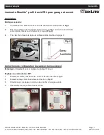 Предварительный просмотр 7 страницы MaxLite CPL Series Operating Instructions Manual