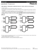 Предварительный просмотр 5 страницы MaxLite External U-Bend T8 Operating Instructions Manual