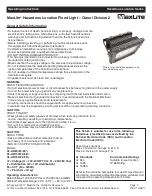 MaxLite HL-AR80 Series Operating Instructions предпросмотр