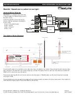 Предварительный просмотр 2 страницы MaxLite HL-LI2440UEM0 Operating Instructions Manual