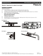 Предварительный просмотр 3 страницы MaxLite HL-LI2440UEM0 Operating Instructions Manual