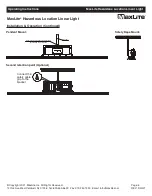 Предварительный просмотр 4 страницы MaxLite HL-LI2440UEM0 Operating Instructions Manual