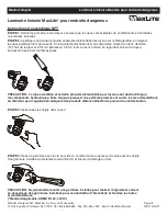 Предварительный просмотр 13 страницы MaxLite HL-LI2440UEM0 Operating Instructions Manual